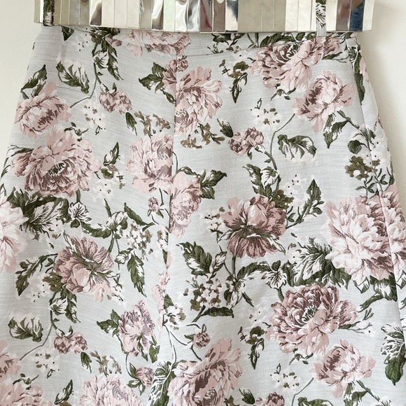 IEENA FOR MAC DUGGAL 2-Piece Floral Crop top Wide Leg Pants Set - Picture 9 of 11